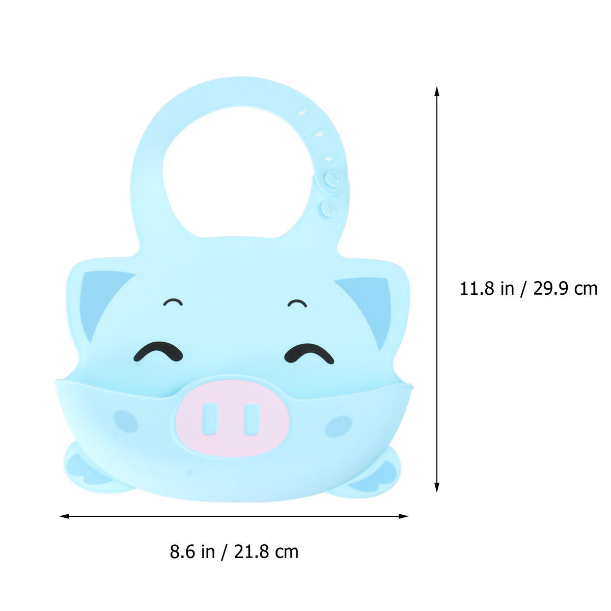 1Pcs Soft Silicone Waterproof  - Waterproof Baby Bibs Silicone recension och pris